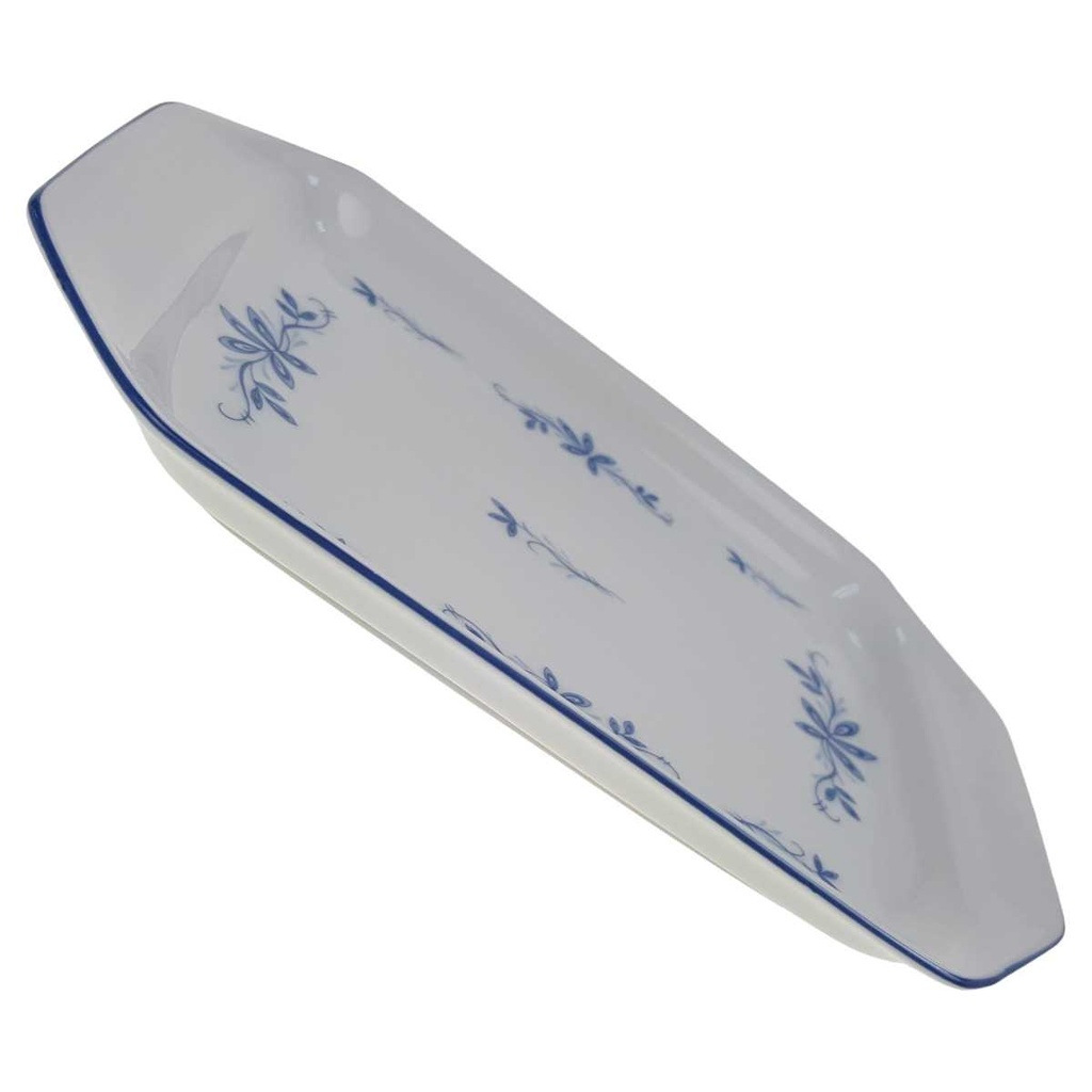 [123120] Butterplatte Winterling Marktleuthen Blaue Blumen gebraucht - sehr gut Bild 2