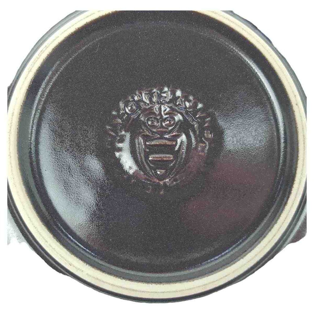 [123126] Untertasse für Kaffee Aufschrift Espresso 14 cm Waechtersbach braun weiß Bild 3
