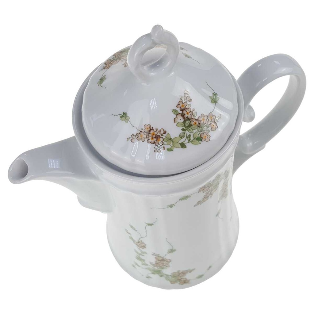 [1264717] Kaffeekanne 1,3 L Eschenbach Salzburg braun grüne Ranke Bild 2