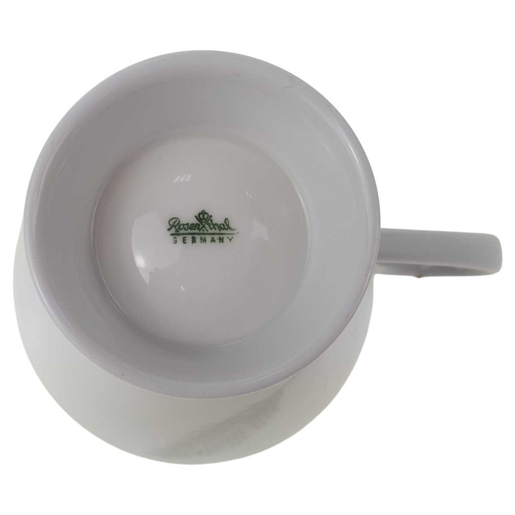 [129301] Kaffeetasse Rosenthal Form 2000 Bunte Blätter R. Loewy gebraucht - sehr gut Bild 3
