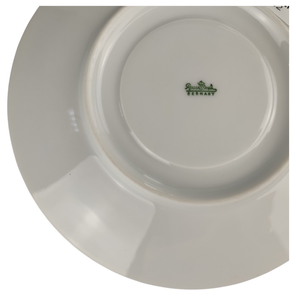 [129302] Untertasse für Kaffee 14,8 cm Rosenthal Form 2000 Bunte Blätter R. Loewy Bild 3