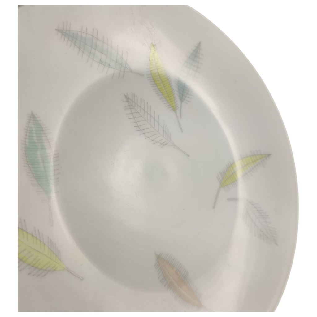 [129303] Kuchenteller 19,5 cm Rosenthal Form 2000 Bunte Blätter R. Loewy gebraucht - sehr gut Bild 3
