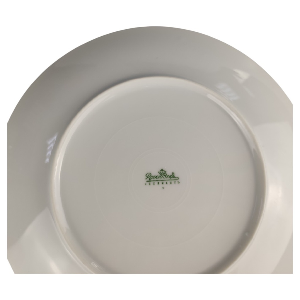 [129303] Kuchenteller 19,5 cm Rosenthal Form 2000 Bunte Blätter R. Loewy gebraucht - sehr gut Bild 4