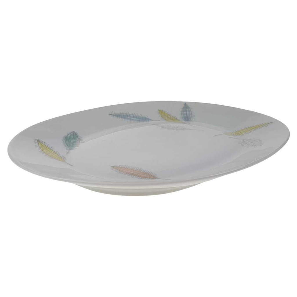 [129304] Servierplatte 24,3x18,3 cm Rosenthal Form 2000 Bunte Blätter R. Loewy gebraucht - gut Bild 2