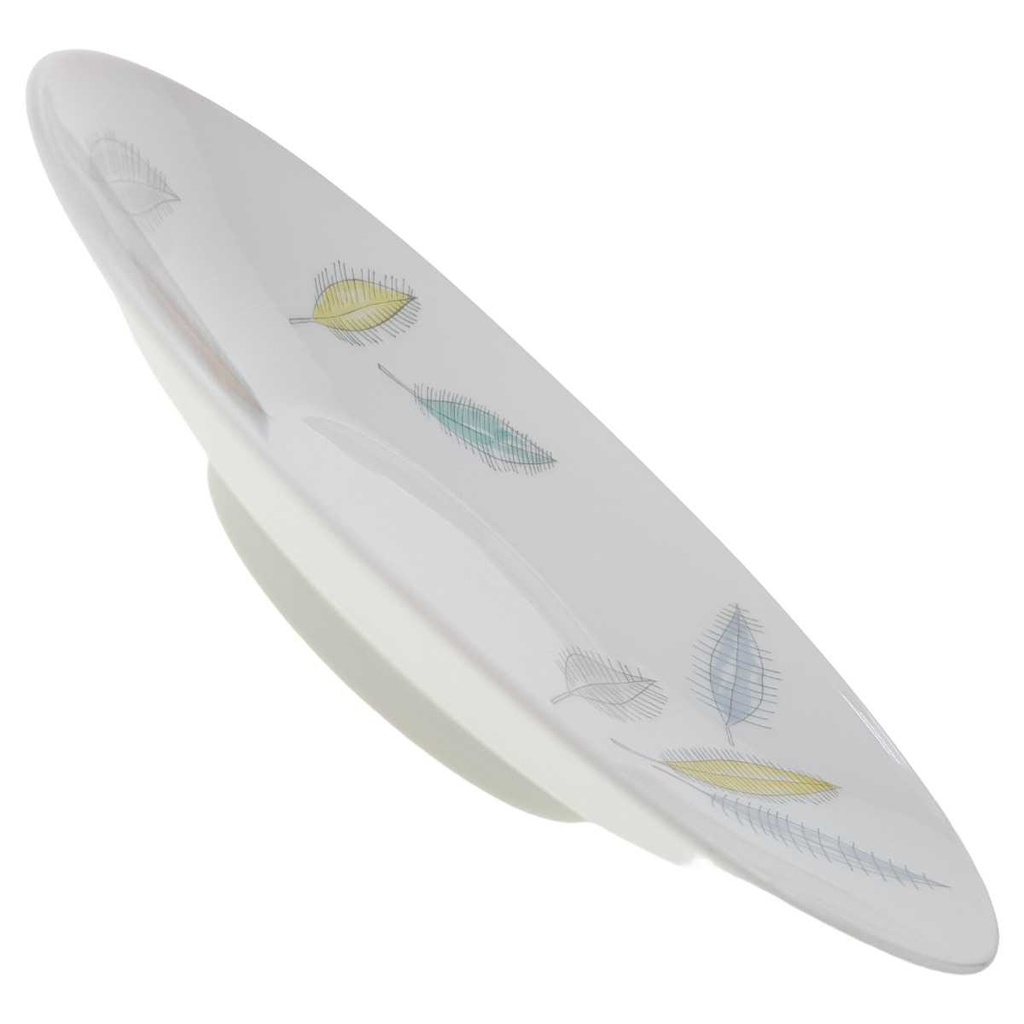[129306] Schale auf Fuß 18,7 cm Rosenthal Form 2000 Bunte Blätter R. Loewy gebraucht - sehr gut Bild 2
