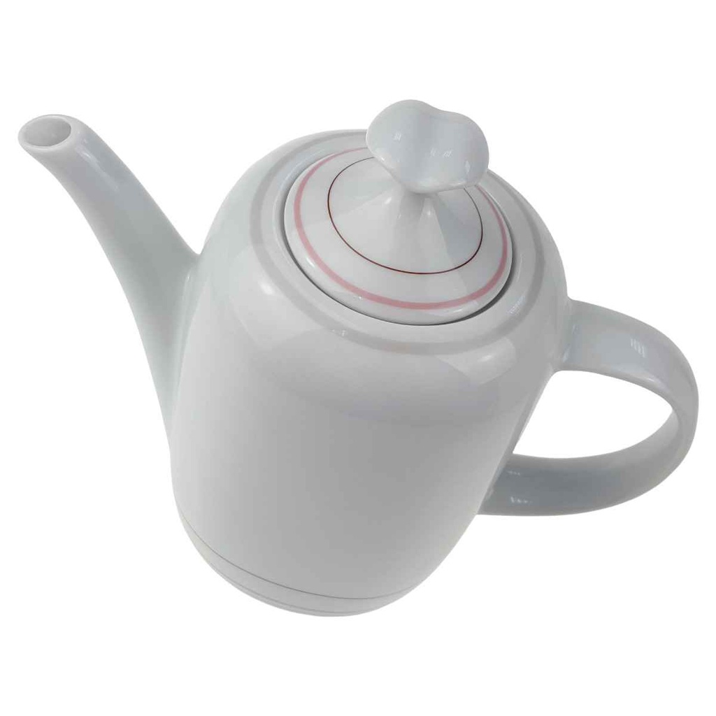 [129310] Kaffeekanne Winterling Kirchenlamitz Simona Rosa Grau Braun Streifen gebraucht - sehr gut Bild 2