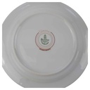 [129311] Kuchenteller Dessertteller 19,3 cm Winterling Kirchenlamitz Simona Rosa Grau Braun Streifen gebraucht - sehr gut Bild 2
