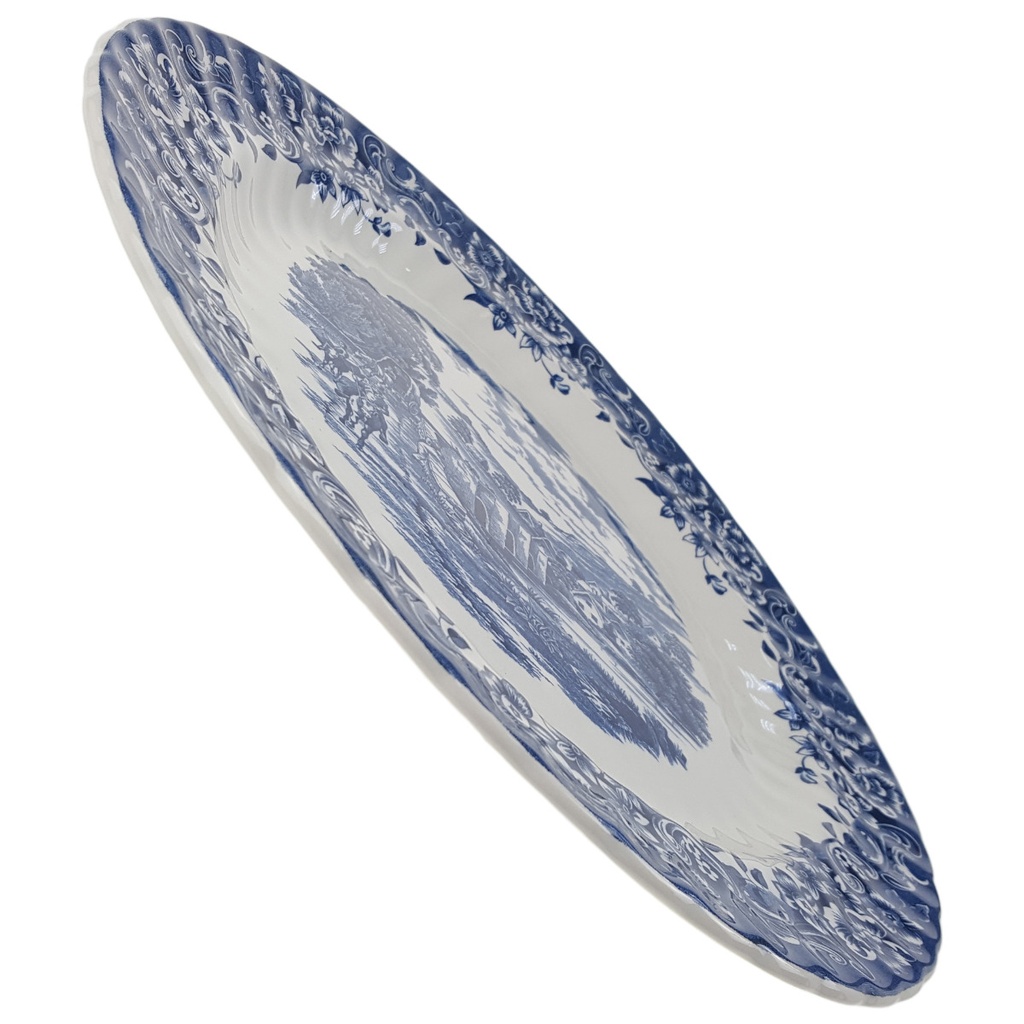 [129315] Servierplatte Royal Tudor 17 th Century England Blau gebraucht - sehr gut Bild 2