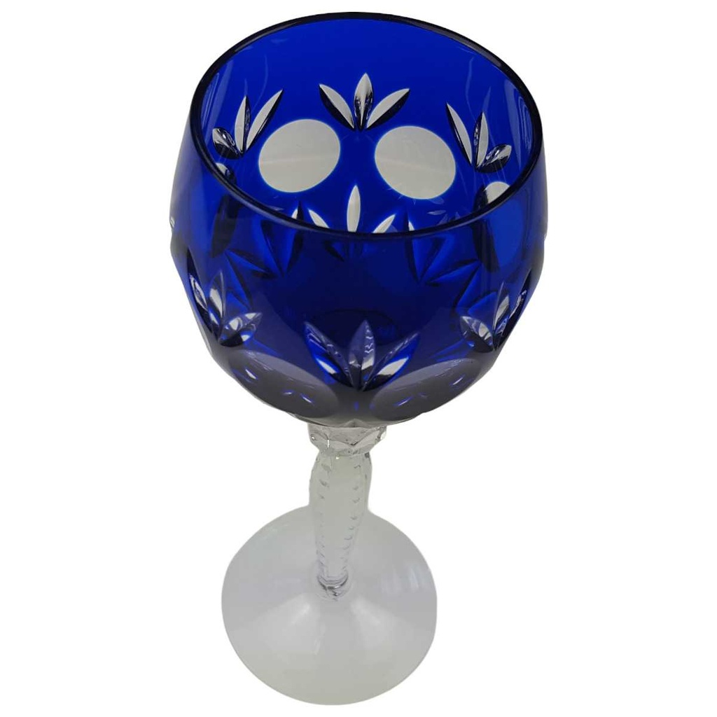 [129338] Weinglas Weinrömer Römerglas Römer Überfangglas Kobaltblau Blau gebraucht - sehr gut Bild 3