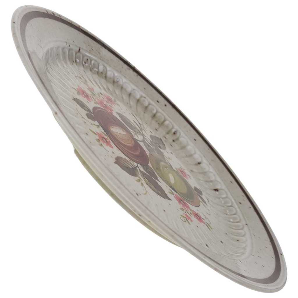 [129362] Kuchenteller Dessertteller 19,5 cm Winterling Marktleuthen Blumen Obst Dekor gebraucht - sehr gut Bild 2