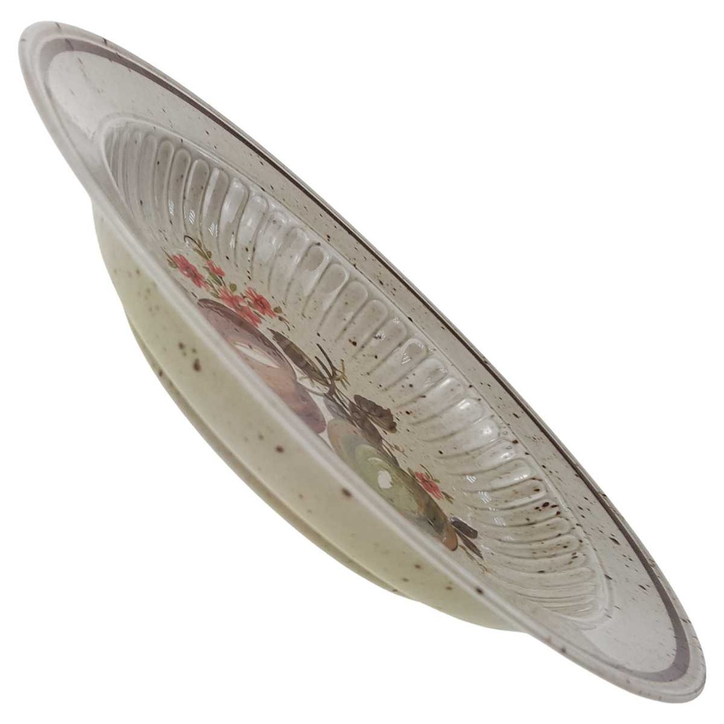 [129364] Suppenteller 22,2 cm Winterling Marktleuthen Blumen Obst Dekor gebraucht - gut Bild 2