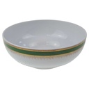 [129367] Schüssel 18,3 cm Eschenbach Venedig Perlrand Grün Gold gebraucht - akzeptabel Bild 2