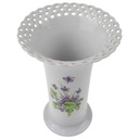 [129368] Tischvase 14,8 cm Wallendorf Blumendekor gebraucht - sehr gut Bild 3