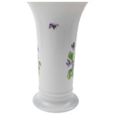 [129368] Tischvase 14,8 cm Wallendorf Blumendekor gebraucht - sehr gut Bild 4