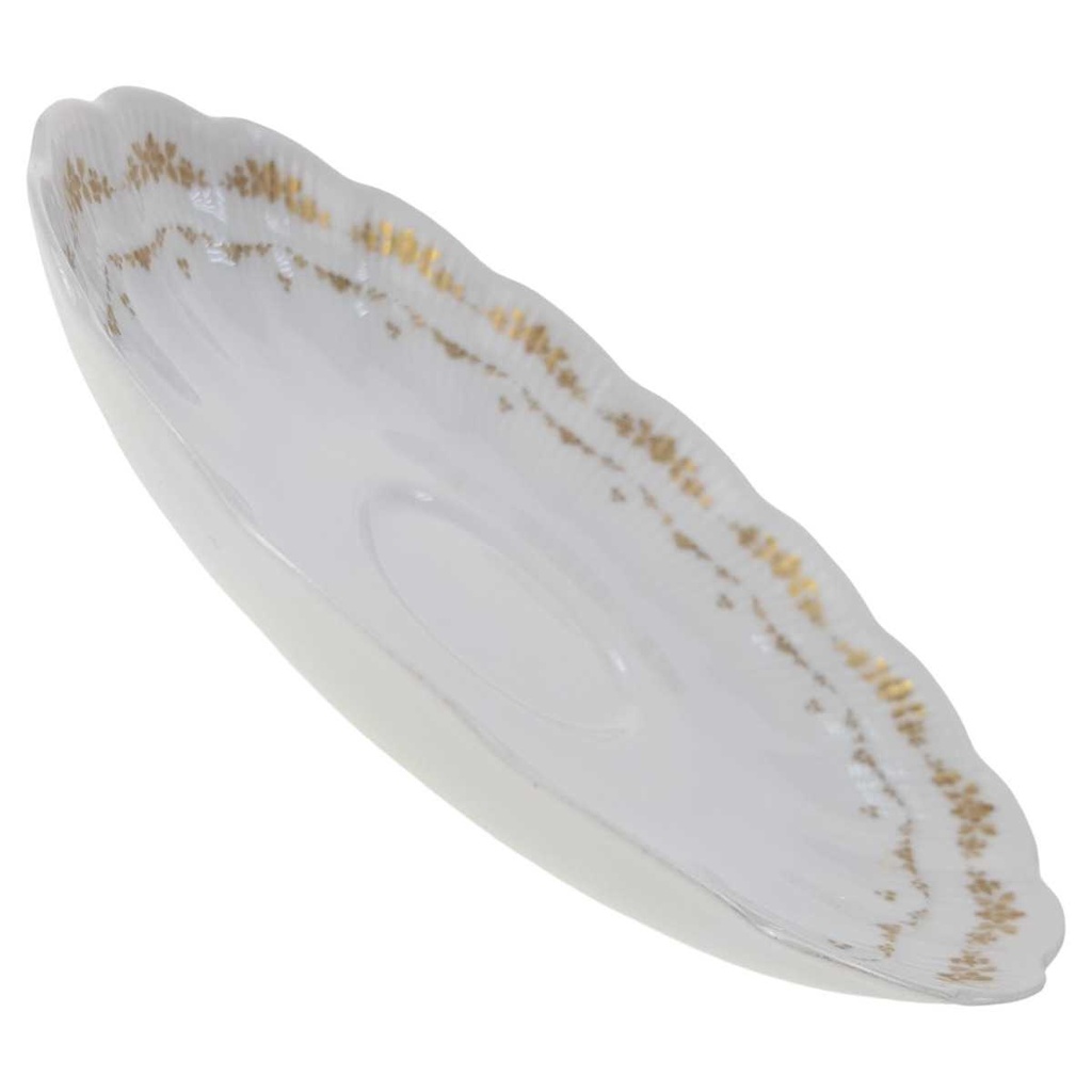 [129373] Untertasse für Kaffee Golddekor 14,3 cm AK Kaiser Porzellan Romantica Monte Carlo gebraucht - gut Bild 2