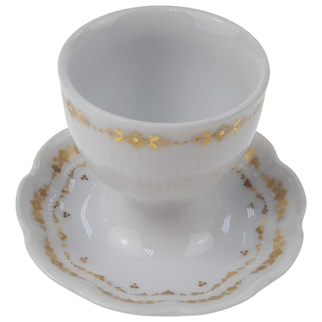 [129376] Eierbecher mit Schalenablage Golddekor AK Kaiser Porzellan Romantica Monte Carlo gebraucht - sehr gut Bild 2