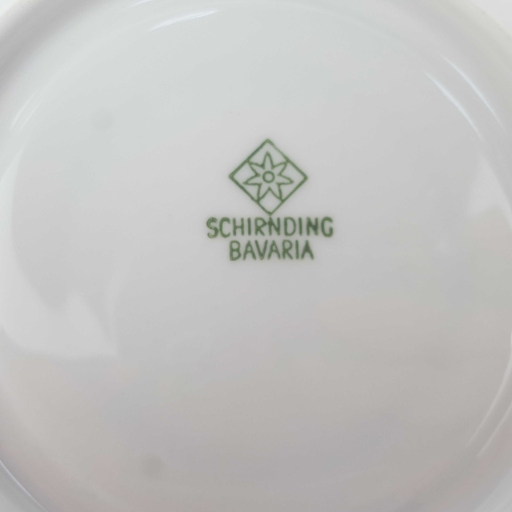 [129388] Untertasse für Tee/Kaffee 15 cm Schirnding Bavaria Weiß gebraucht - sehr gut Bild 3