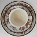 [15010932] Kaffeegedeck 3tlg Eschenbach Ceranova Asiatische Blüte gebraucht - gut Bild 3