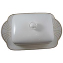 [150324143] Butterglocke Villeroy & Boch Arco Gold Bone China Mettlach Bild 2