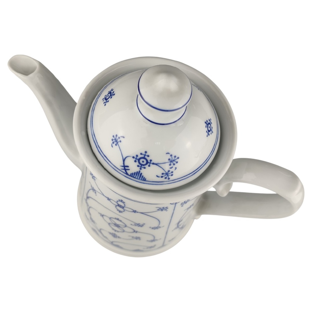 [150617184] Kaffeekanne 1,3 L Marienbad Ingres Weiss Indisch Blau gebraucht - neuwertig Bild 2