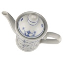 [150617184] Kaffeekanne 1,3 L Marienbad Ingres Weiss Indisch Blau gebraucht - neuwertig Bild 2