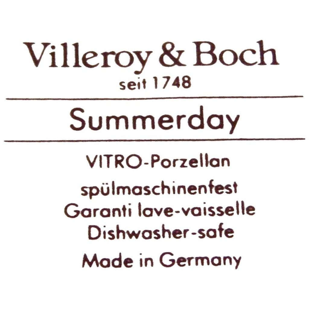 [150720288] Fleischplatte mittelgroß Villeroy & Boch Summerday gebraucht - sehr gut Bild 2