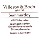 [150720288] Fleischplatte mittelgroß Villeroy & Boch Summerday gebraucht - sehr gut Bild 2