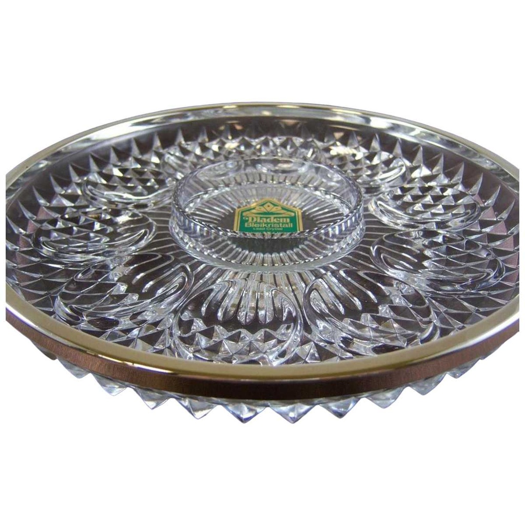 [150825400] Eierplatte mit Silberrand WMF Diadem gebraucht - gut Bild 2