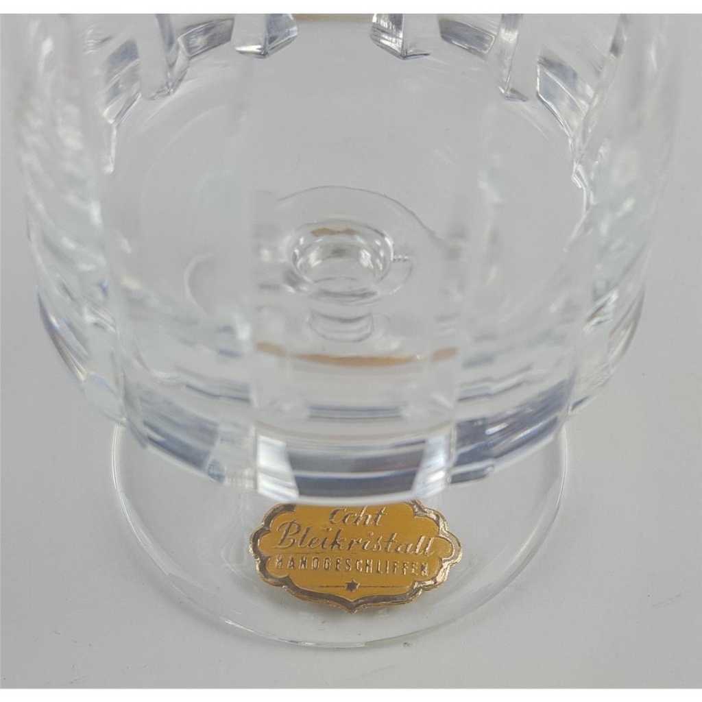 [150915560] Cognac Glas Echt Bleikristall handgeschliffen 60-er 70-er Jahre Bild 3