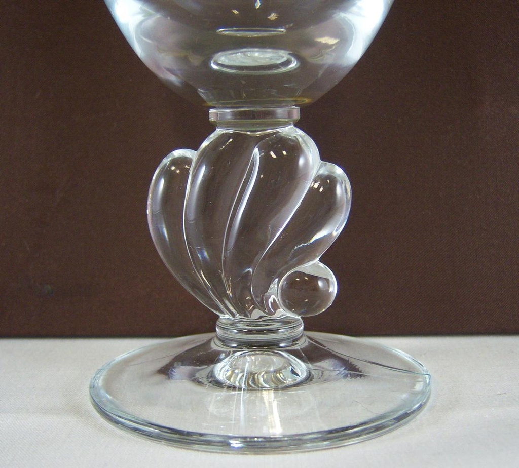 [150917574] Weinkelch Weinglas Bierbecher Bierglas Glas Becher auf Fuß Muschelfuß H 20 cm Bild 2