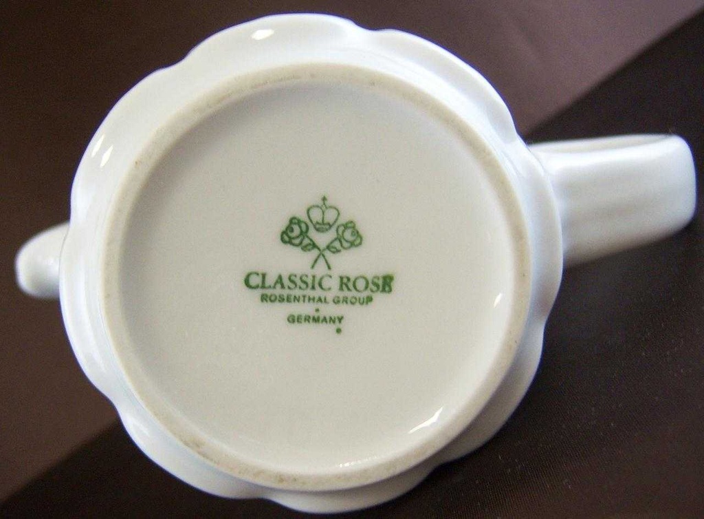 [151116845] Milchkännchen mit Deckel Rosenthal Monbijou Weiß Classic Rose gebraucht - sehr gut Bild 3