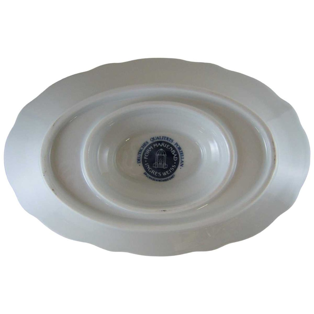 [1512221023] Sauciere 1tlg Marienbad Ingres Weiss Zwiebelmuster gebraucht - sehr gut Bild 2