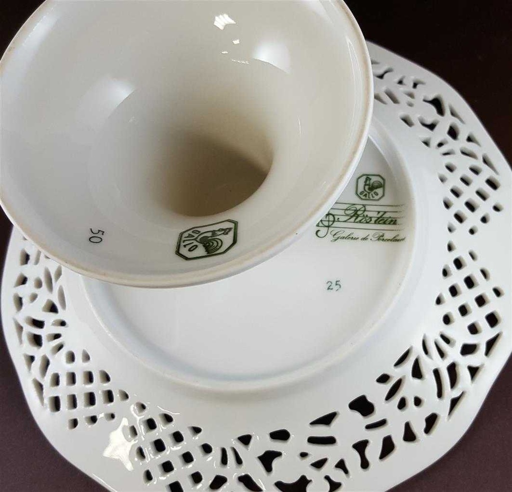 [16010615] Schale auf Fuß Durchbrucharbeit Villeroy & Boch Gallo Bild 3