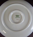 [16011478] Sauciere mit Teller Goldrand 1tlg Edelstein Bavaria gebraucht - gut Bild 3