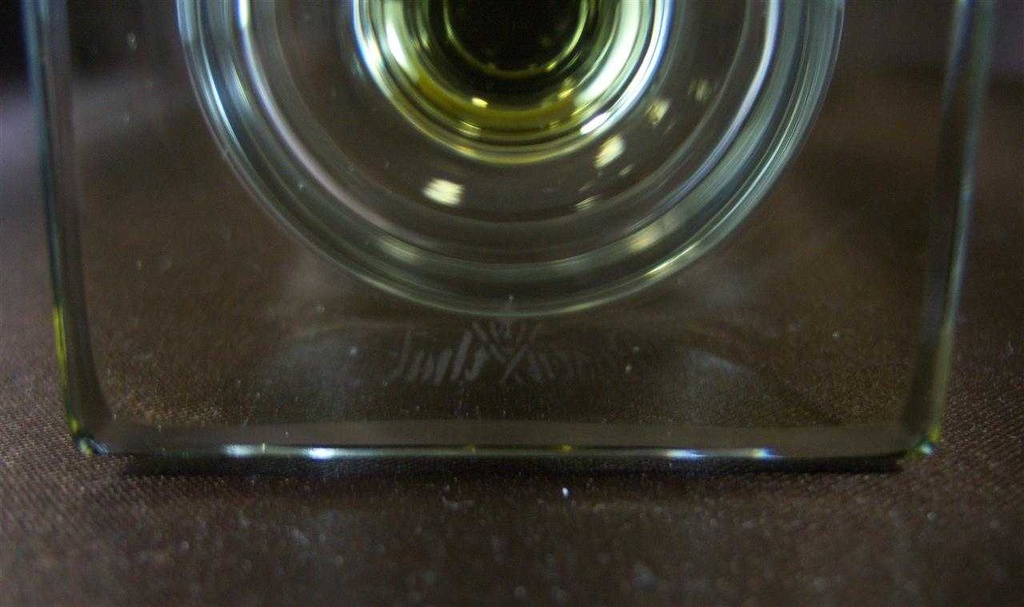 [160122123] Weinglas Weinrömer Überfangglas Rosenthal Rauchglas Georg Jensen Berlin Eckiger Fuß gebraucht - sehr gut Bild 2