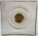 [160122123] Weinglas Weinrömer Überfangglas Rosenthal Rauchglas Georg Jensen Berlin Eckiger Fuß gebraucht - sehr gut Bild 3