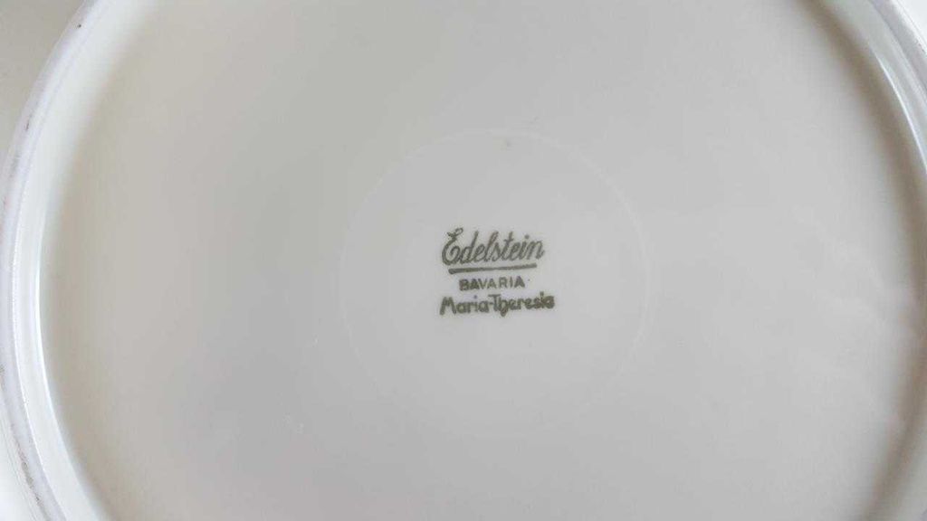 [160127134] Kuchenplatte Goldrand Edelstein Bavaria Maria Theresia 15477 gebraucht - gut Bild 4