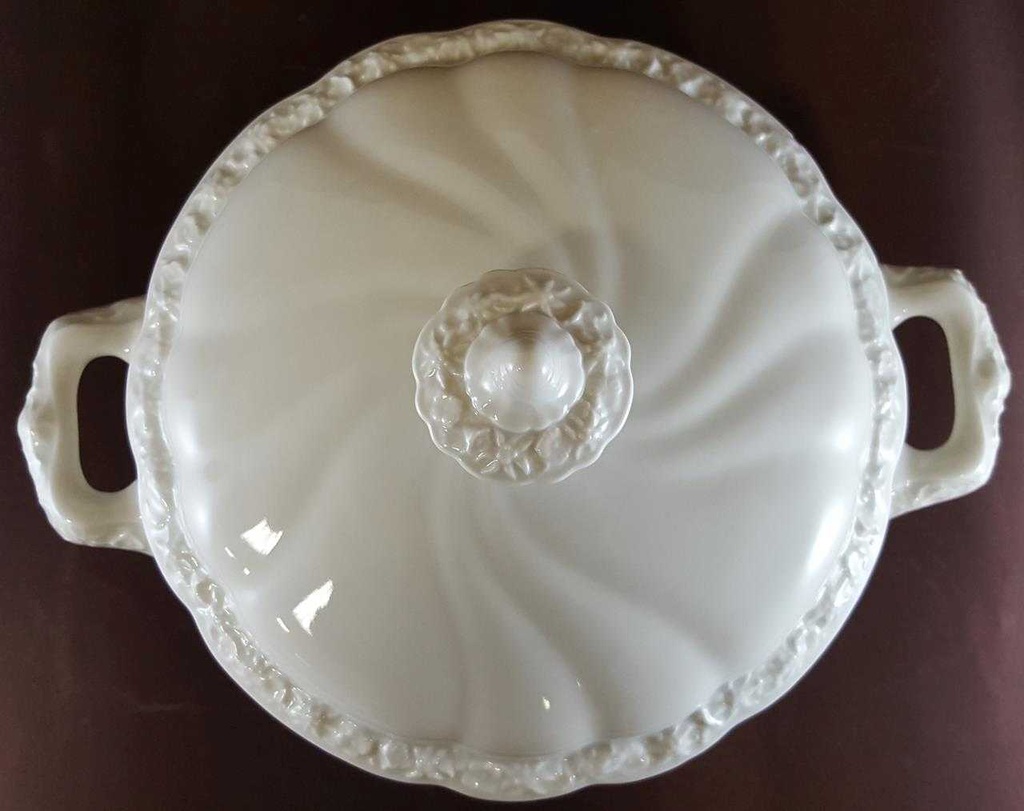 [160127136] Schüssel Ragoutterrine Deckelschüssel 1,7 L 23 cm Graf von Henneberg Edelweiß gebraucht - sehr gut Bild 2