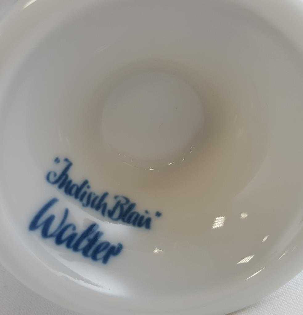 [160203178] Kakaobecher Walter Indisch Blau Strohblume gebraucht - gut Bild 2