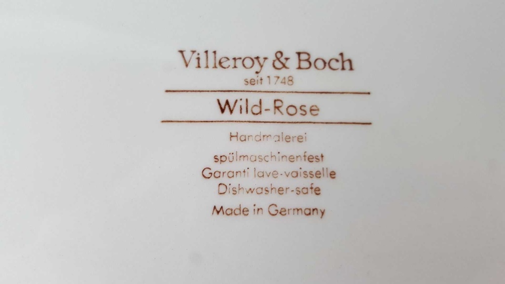 [160205187] Speiseteller Essteller 26,5 cm Villeroy & Boch Wildrose gebraucht - akzeptabel Bild 4