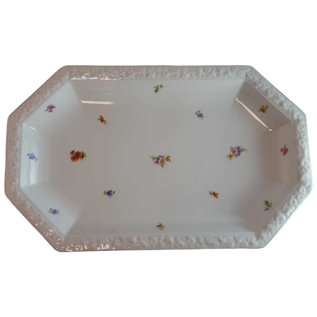 [16021046] Servierplatte groß 37,4x22,8 cm Rosenthal Maria Streublume II. Wahl gebraucht - gut Bild 2