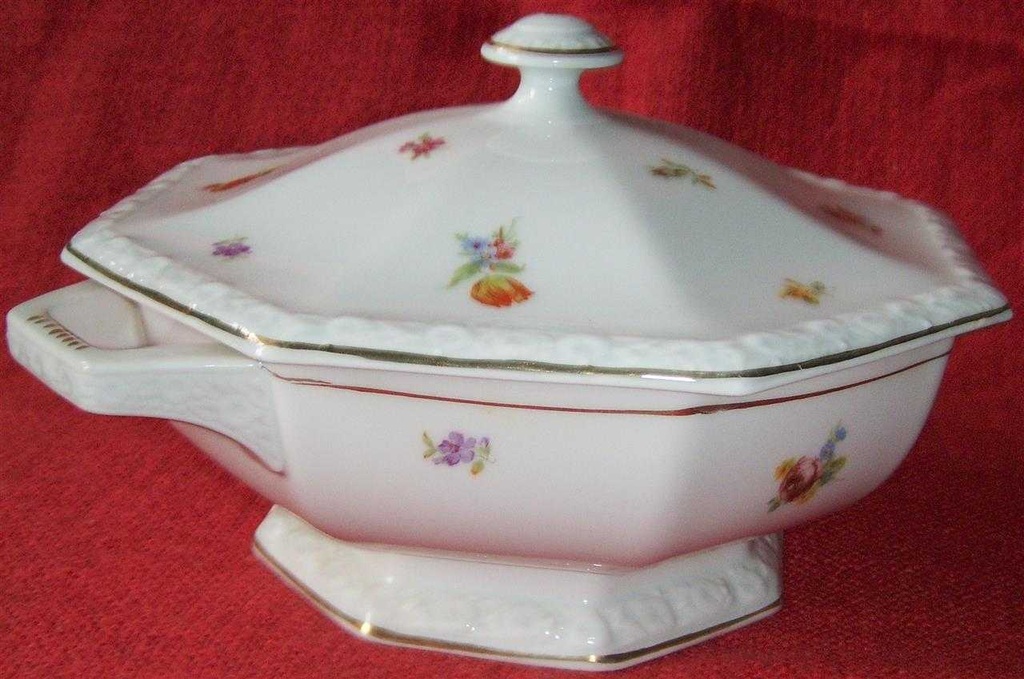 [16021050] Ragoutterrine Suppenterrine Suppenschüssel Terrine Servierschüssel Rosenthal Maria Streublume II. Wahl gebraucht - gut Bild 7