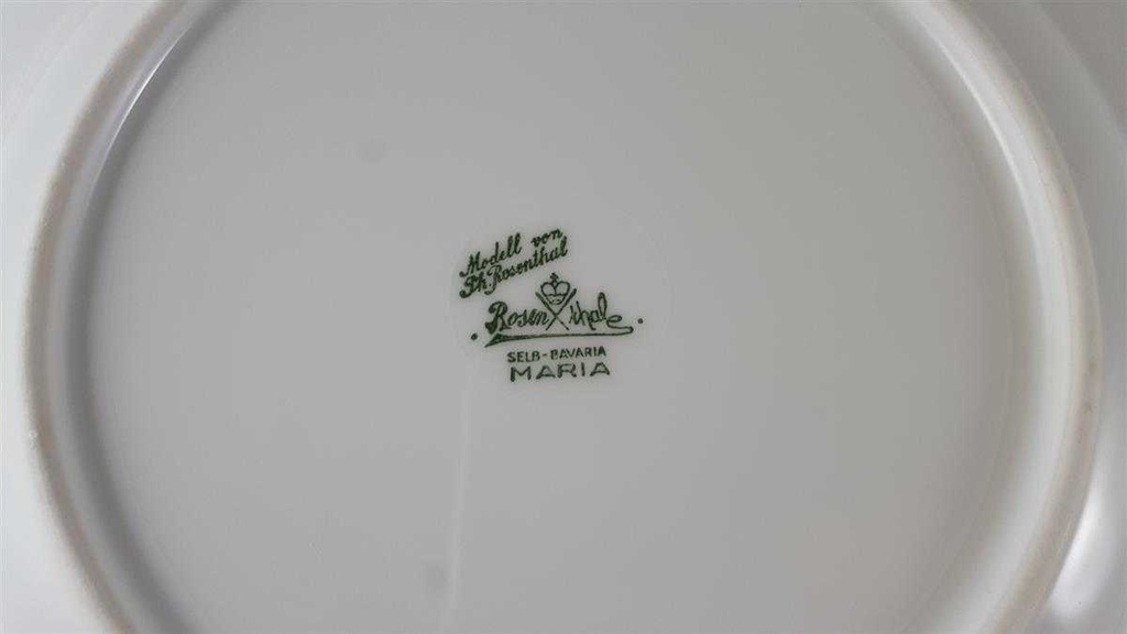 [16021054] Suppenteller 24,5 cm Rosenthal Maria Streublume I. Wahl gebraucht - sehr gut Bild 5