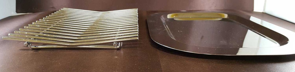 [16021183] Spargelplatte mit Serviereinsatz WMF gebraucht - sehr gut Bild 3