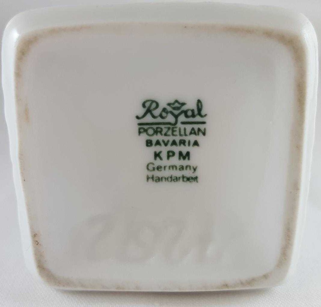 [16021591] Vase Handarbeit Bavaria Germany 21 cm Royal KPM gebraucht - sehr gut Bild 4