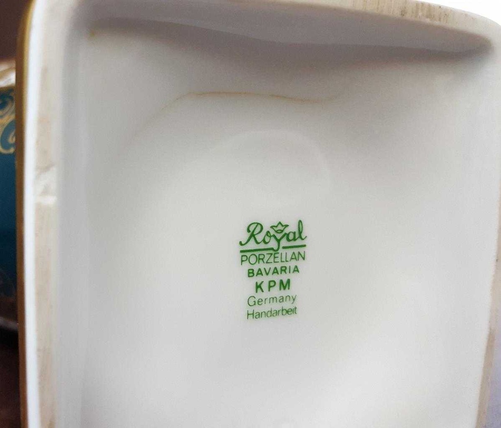 [160310209] Vase Bavaria Germany 29 cm Royal KPM gebraucht - gut Bild 5