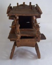 [160419394] Figur Skulptur Pferdekutsche Pferdefuhrwerk Keramik Handarbeit Deko Vintage/Retro/NostalgieStil Bild 3