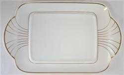 [160426441] Butterplatte 0,25 L Villeroy & Boch Arco Gold Bone China Mettlach gebraucht - gut Bild 3