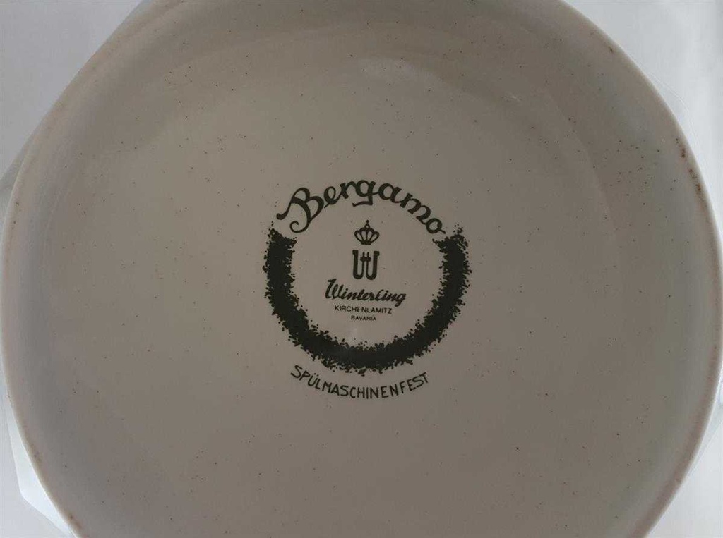 [160429510] Kaffeekanne Kanne 1,3 L Winterling Kirchenlamitz Bergamo Grüner Rand gebraucht - sehr gut Bild 4