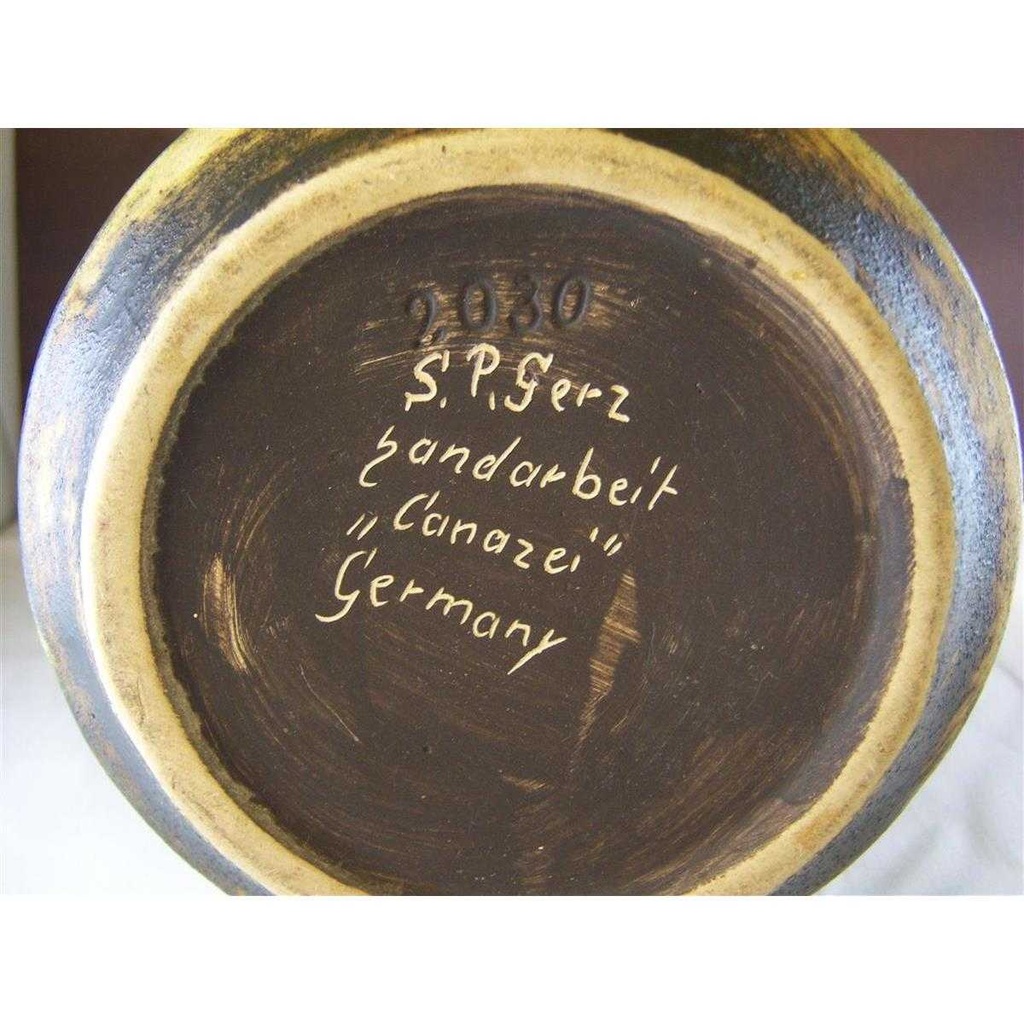 [160504523] Vase Blumenvase Handarbeit 28 cm Gerz Einzelteile 2030 Canazei Germany gebraucht - gut Bild 3